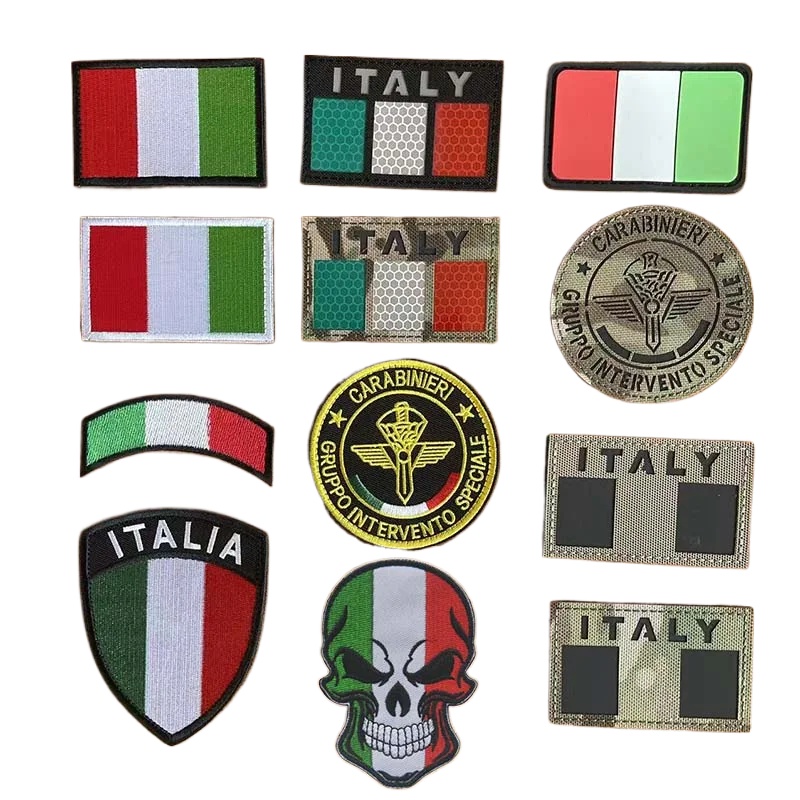Urban Backpack Tactical - Emblema da Bandeira da Itália para